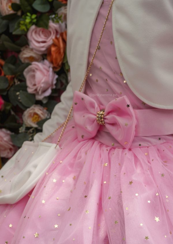 Vestido rosa mágico