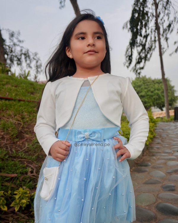 Vestido encanto celeste